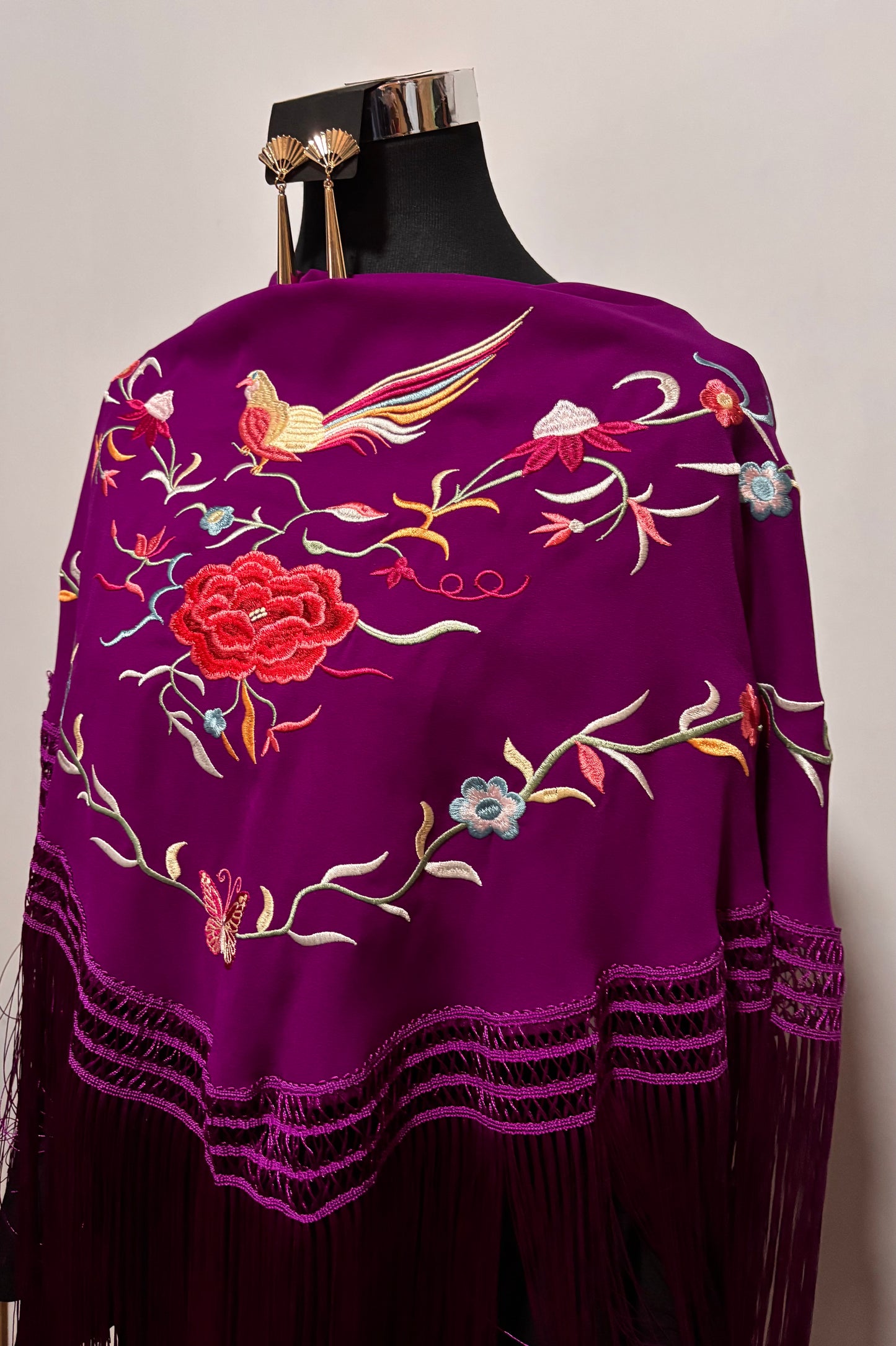 Mantón Ave del Paraiso 002