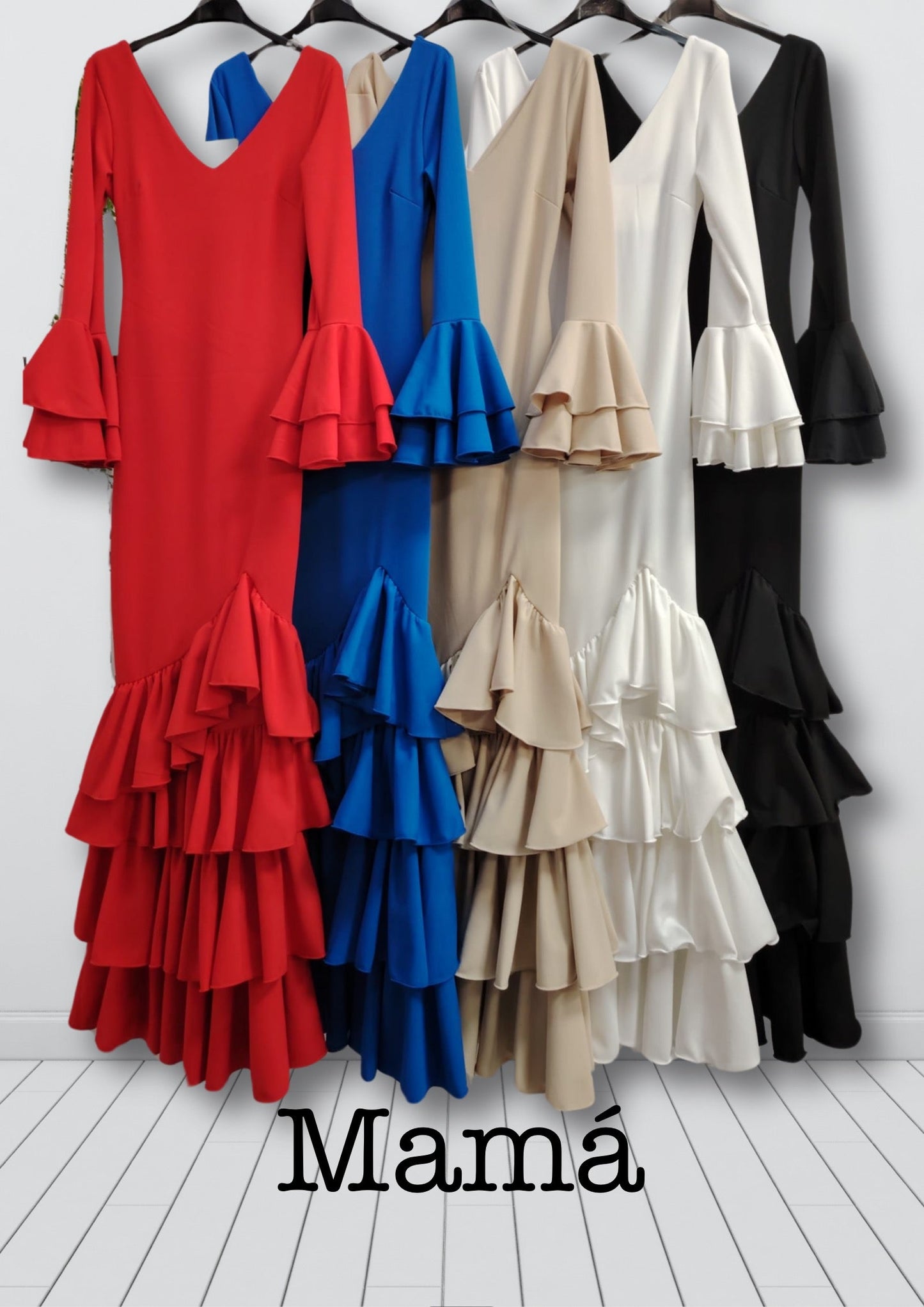 Vestido Flamenca Mamá de Feria