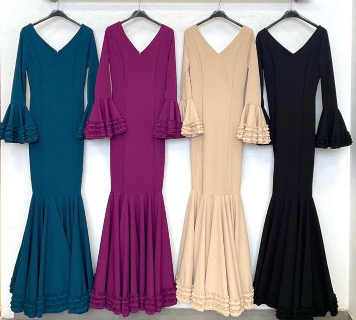 Vestido flamenca Clavel