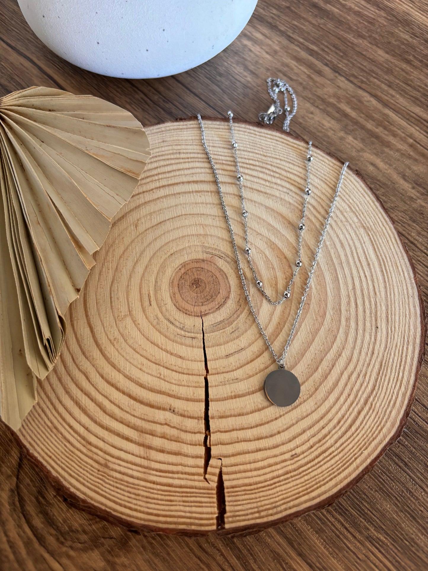 Colgante doble mirror