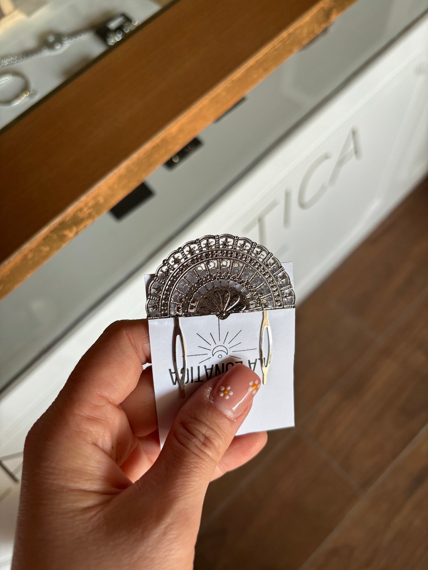 Peina Abanico Silver