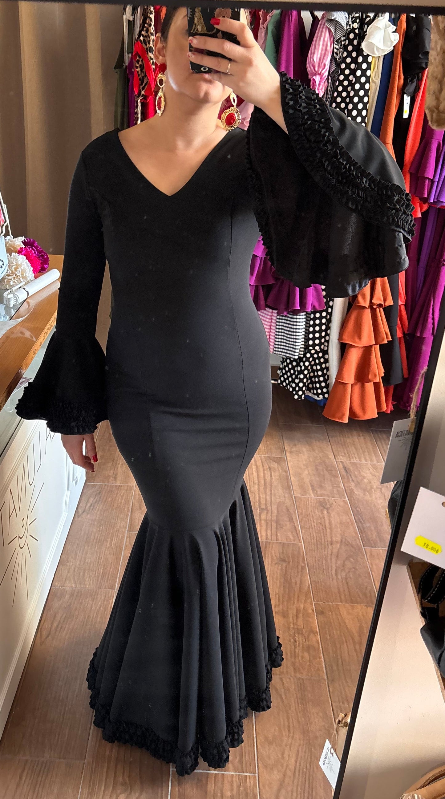 Vestido flamenca Clavel