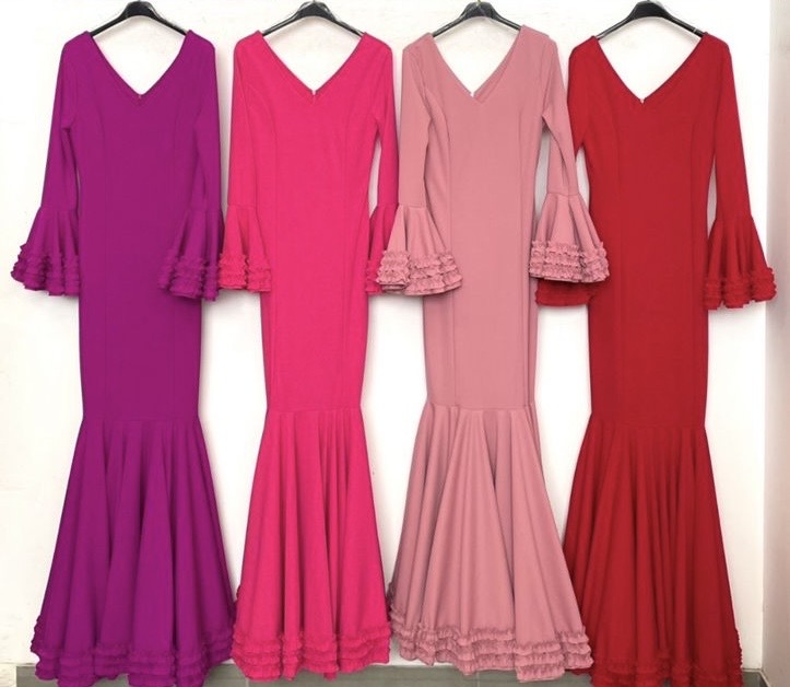 Vestido flamenca Clavel