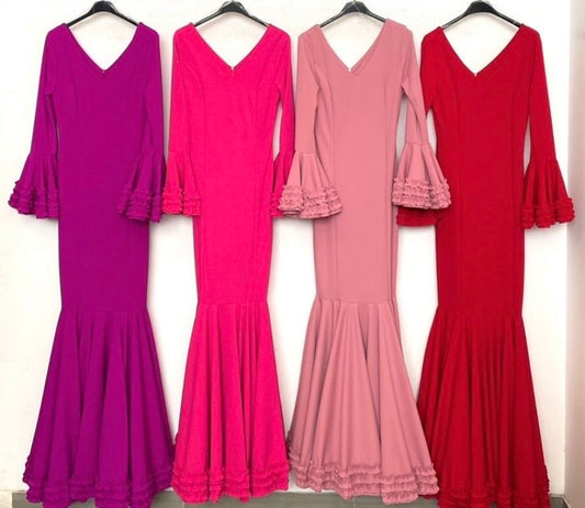 Vestido flamenca Clavel