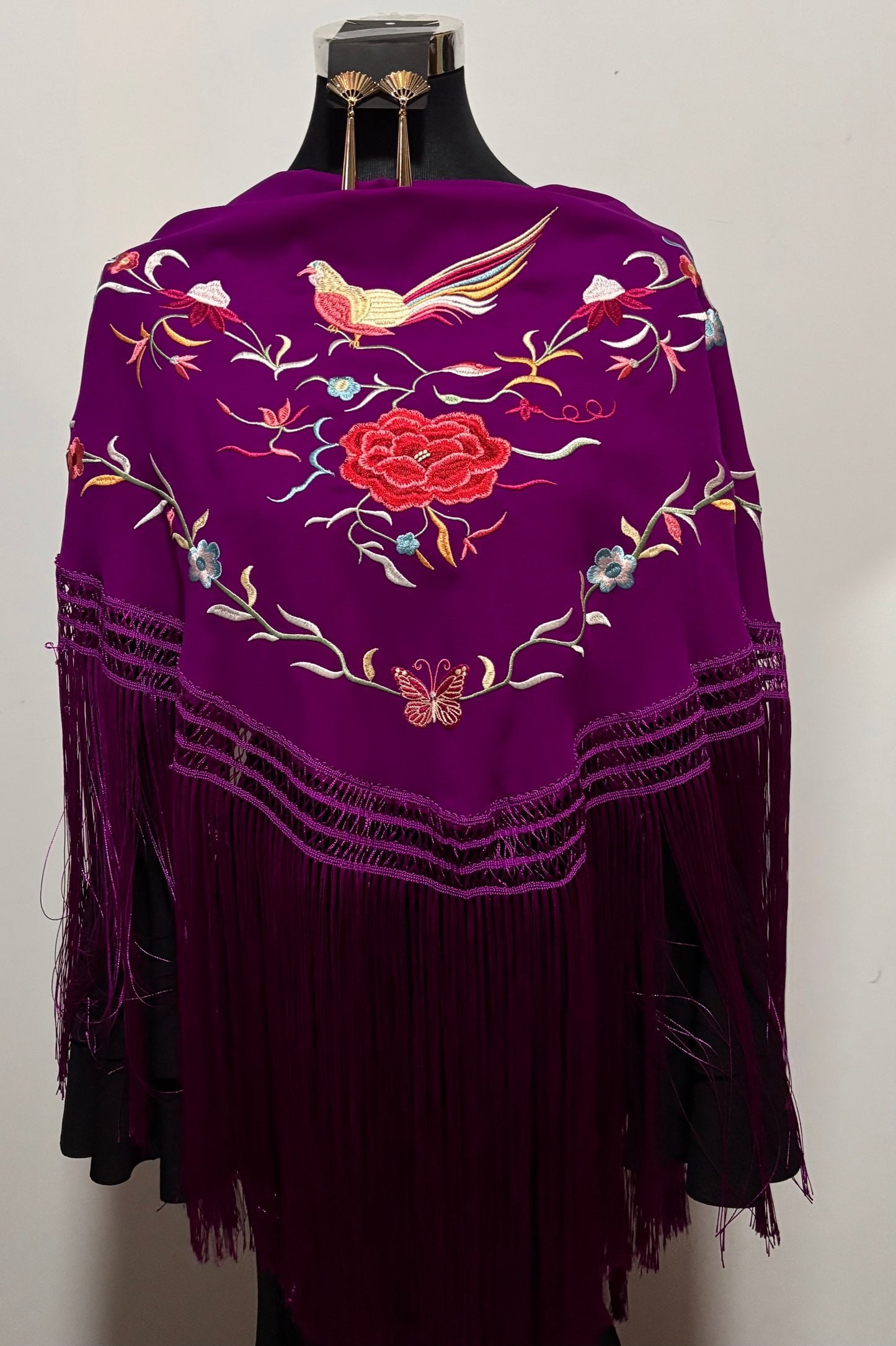 Mantón Ave del Paraiso 002