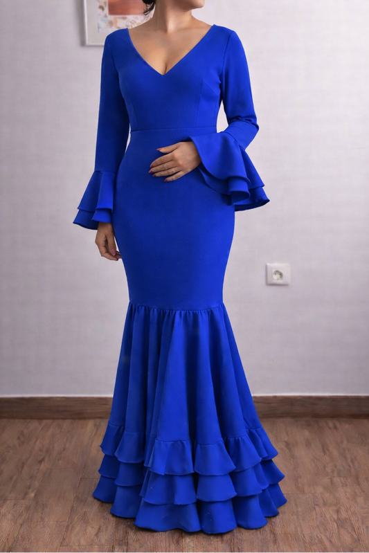 Vestido flamenca Alcázar AZ