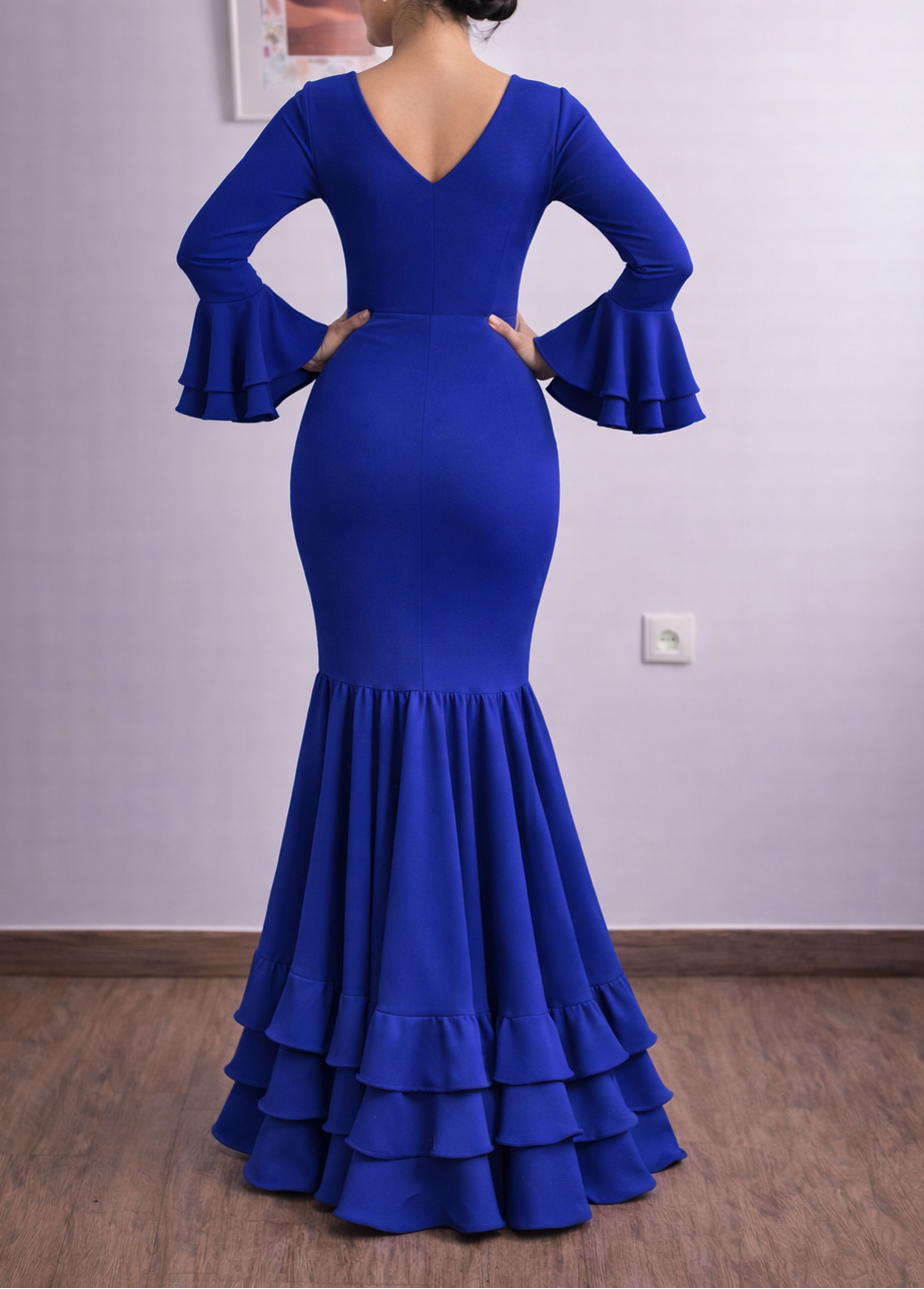 Vestido flamenca Alcázar AZ