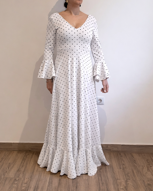 Vestido flamenca Albayzín BL