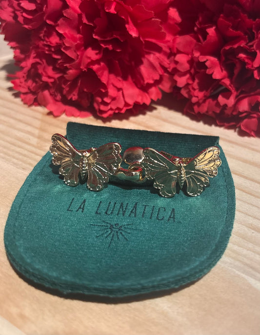 Broche Pinza Mariposas