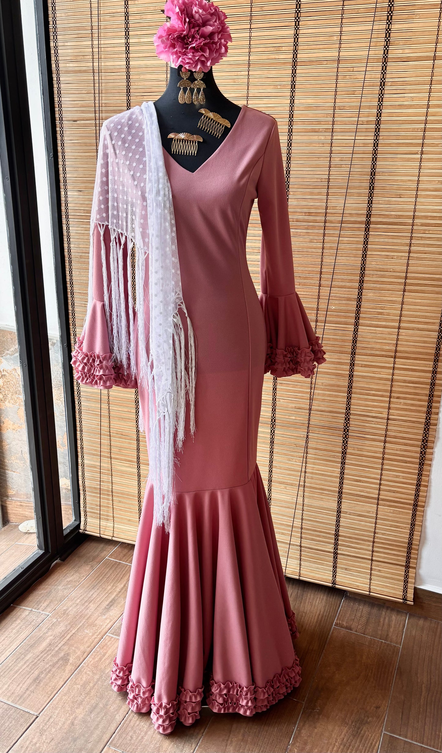 Vestido flamenca Clavel R