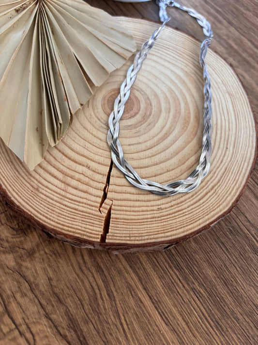 Gargantilla Braid Silver