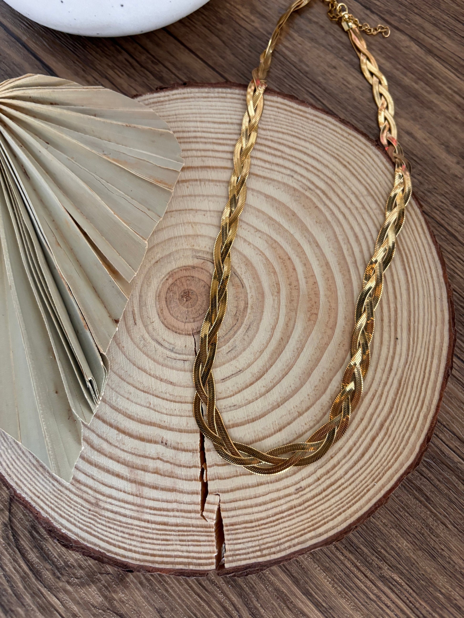 Gargantilla Braid Gold