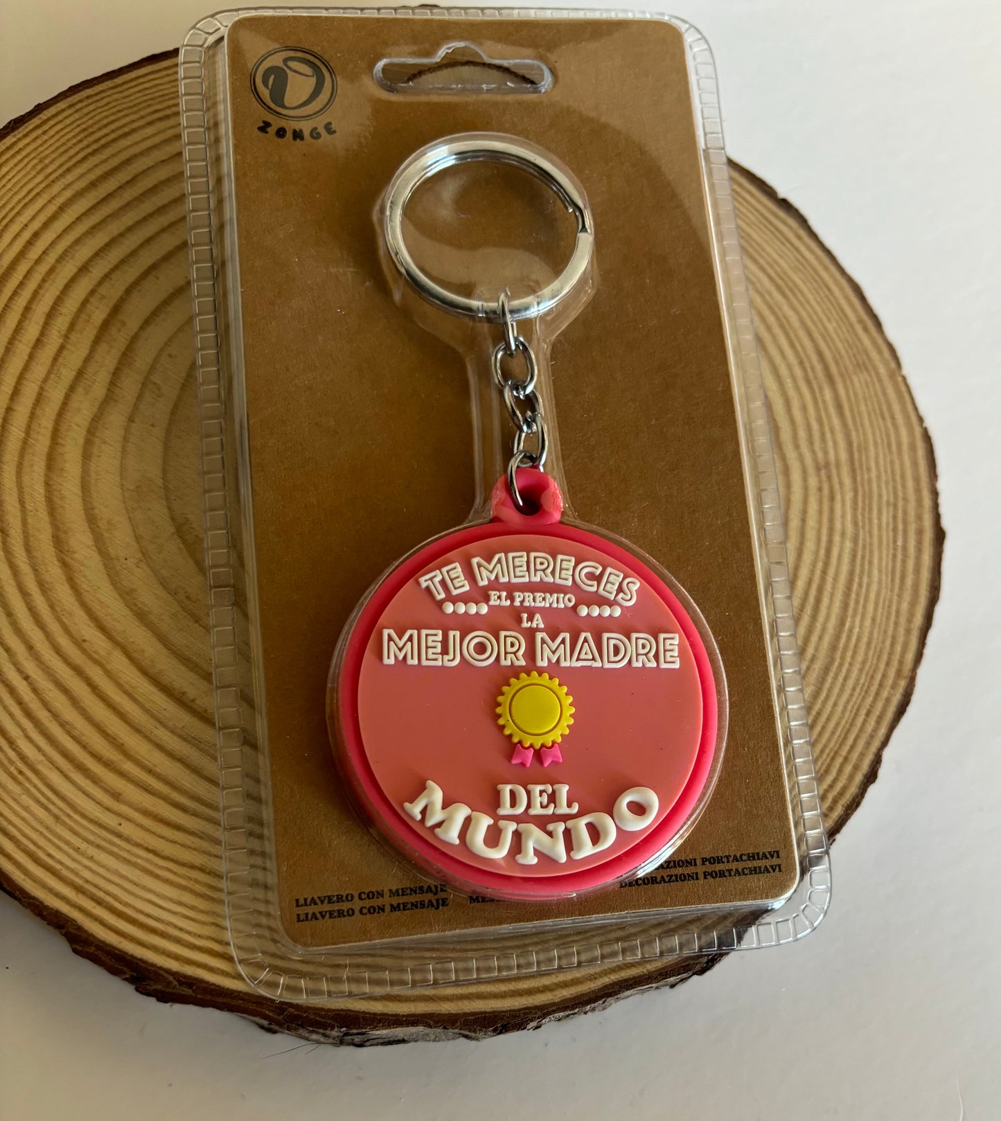 Llavero con mensaje A