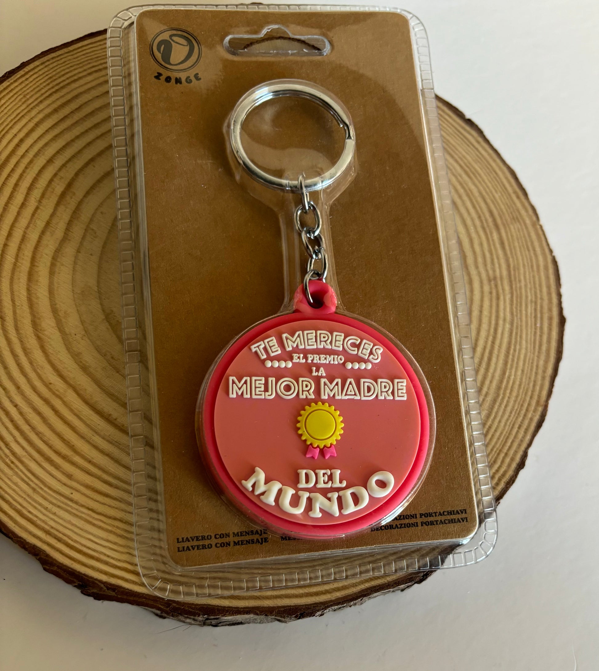 Llavero con mensaje A